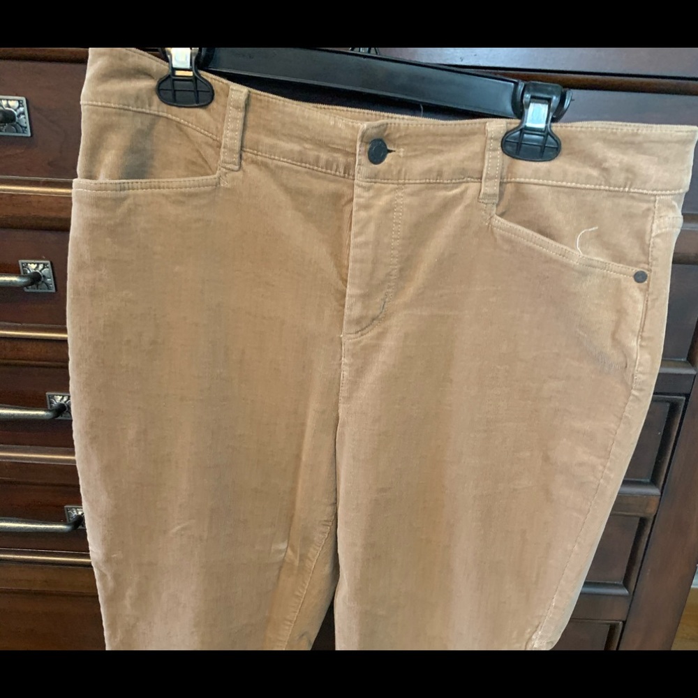 Talbots Tan corduroy jeans. Very soft. Barely worn